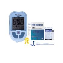 Kit Glicosímetro Medir Glicose Medisign + 100 Tiras Glicemia Kit Glicosímetro Medir Glicose Medisign + 100 Tiras Glicemia