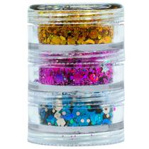 Kit Glitter Colormake Lets Glow and Celebrate