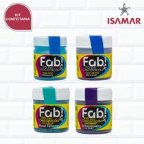 Kit Glitter Comestivel Decoracao Bolo Alimenticio Azul