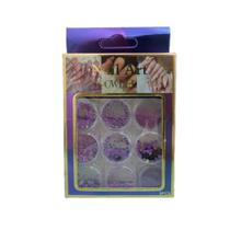 Kit glitter decoração lilás