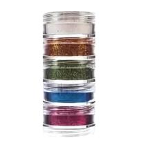 Kit Glitter Em Pó 5 Cores Vegano (3G Cada) - Color Make