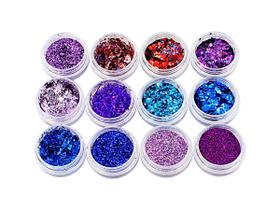 Kit glitter para decoracao unhas encapsuladas manicure