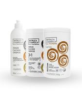 Kit Gllendex Vixe Mainha Cachos e Crespos Hidratação Profunda Sem Frizz