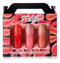 Kit Gloss Franciny Ehlke: Brilho Vinílico 3D, Hidratação E E Kit Gloss Franciny Ehlke: Brilho Vinílico 3D, Hidratação E E