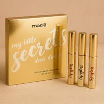 Kit Gloss Labial Makiê Lip Gloss 3 Unidades Efeito Verniz + Conforto Kit Gloss Labial Makiê Lip Gloss 3 Unidades Efeito Verniz + Conforto