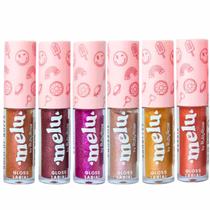 Kit Gloss Labial Melu By Ruby Rose 3,4Ml C/6