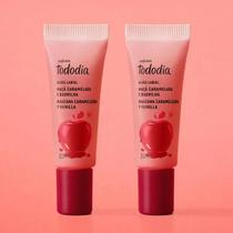 Kit Gloss Labial Natura Tododia Maçã Caramelada e Baunilha 2 unidades