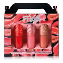 Kit Glosslicious 3 Cores Fran By Franciny Ehlke Gloss Labial Cherry Juicy Cookie Presente Kit Glosslicious 3 Cores Fran By Franciny Ehlke Gloss Labial Cherry Juicy Cookie Presente