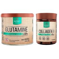 Kit Glutamina (150g) + Colágeno Tipo II (60 cáps) - Nutrify Kit Glutamina (150g) + Colágeno Tipo II (60 cáps) - Nutrify