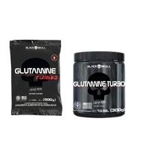 Kit glutamine turbo (pote + refil)