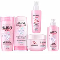 Kit Glycolic Gloss Elseve - 5 Itens 200ml