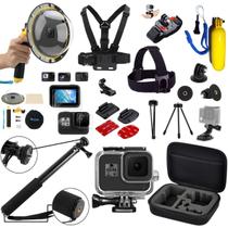 Kit go action pro hero 8 Black Caixa Estanque Dome Película Acessori - PDIMPORT