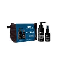 kit Go Man Hydros Creme De Barbear + Pós Barba + necessaire