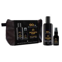 kit Go Man Saver Royal Shamp cabel/barba + óleo + necessaire