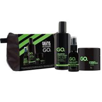 Kit Go Necessaire Shampoo Pomada Oleo Tea Tree - Go Man