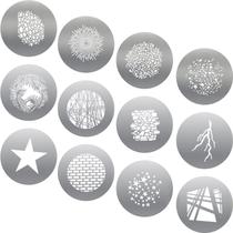 Kit GOBO Soonpho, redondo, 12 peças com padrões ocos para Godox SA/VSA