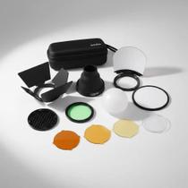 Kit Godox Ak-r1 Para Flash Cabeça Redonda Round Head V1, H Kit Godox Ak-r1 Para Flash Cabeça Redonda Round Head V1, H
