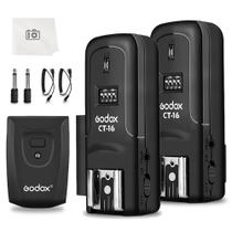 Kit Godox CT-16 Flash Trigger para Canon e Nikon Kit Godox CT-16 Flash Trigger para Canon e Nikon
