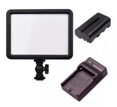 KIT Godox Ledp120c Led 120 Ultra Fino + Carregador E Bateria KIT Godox Ledp120c Led 120 Ultra Fino + Carregador E Bateria