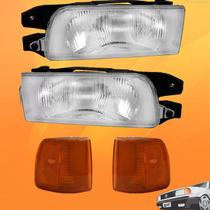 Kit Gol Quadrado Par De Farol+par De Pisca 91 92 93 94 95 Kit Gol Quadrado Par De Farol+par De Pisca 91 92 93 94 95