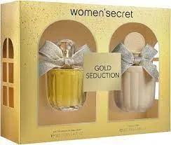 Kit gold seduction women'secret eau de parfum 100ml + body lotion 200ml