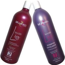 Kit Gold Shampoo Esfoliante Cristalização Térmica Mairibel