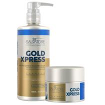 Kit GOLD XPRESS Pré e Pós Química SALVATORE - Hair Pro (Shampoo + Máscara) Kit GOLD XPRESS Pré e Pós Química SALVATORE - Hair Pro (Shampoo + Máscara)