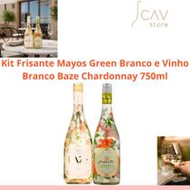 Kit Golden Duo Mayos Green Frisante Branco e Vinho Branco Baze Chardonnay 750ml Brasil Kit Golden Duo Mayos Green Frisante Branco e Vinho Branco Baze Chardonnay 750ml Brasil