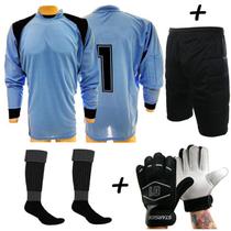 Kit Goleiro 4 x 1 Bermuda cls/pto Infantil - TRB