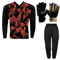 Kit Goleiro Camisa Adulto Lazio Kanga + Calça TRB + Luva Penalty