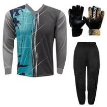 Kit Goleiro Camisa Genoa Kanga + Calça TRB + Luva Penalty Kit Goleiro Camisa Genoa Kanga + Calça TRB + Luva Penalty