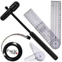 Kit Goniometro Grande Dedo Martelo Buck Fita Imc Fisio