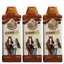 Kit Good Horse: 3 Shampoo Vitamina A 700ml