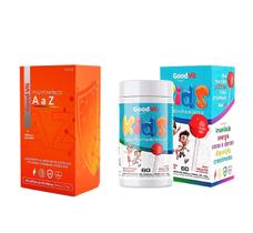 Kit Good Vit Polivitamínico A-z + Kids 60 Comp Mastigaveis