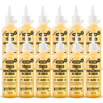 Kit Gota Dourada 12 Tônicos Fortalecimento Tradicional Alho 100ml