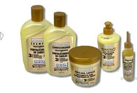 Kit Gota Dourada 5 Itens Linha Fortalecimento Capilar Argan