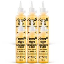 Kit Gota Dourada 6 Tônicos Fortalecimento Tradicional Alho 100ml