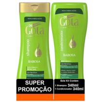 Kit Gota Dourada Babosa Shampoo + Condicionador 340ml cada