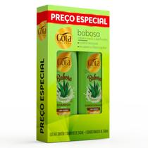 Kit Gota Dourada Babosa Shampoo + Condicionador 340ml Kit Gota Dourada Babosa Shampoo + Condicionador 340ml