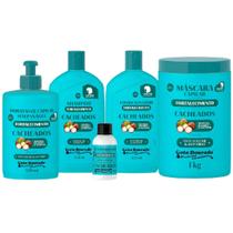 Kit Gota Dourada Cacheados Tratamento Fortalecedor Completo Kit Gota Dourada Cacheados Tratamento Fortalecedor Completo