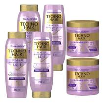 Kit Gota Dourada Desamarelador Sem Sal Techno Hair 2un Cada Kit Gota Dourada Desamarelador Sem Sal Techno Hair 2un Cada