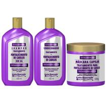 Kit Gota Dourada Desamarelador Shampoo + Condicionador 300ml + Máscara 500g