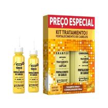 Kit Gota Dourada Shampoo e Condicionador + 2 Tônicos de Alho