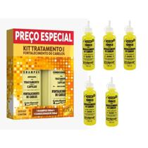 Kit Gota Dourada Shampoo e Condicionador + 5 Tônicos de Alho