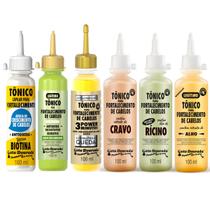 Kit Gota Dourada Tratamento 6 Tônicos Fortalecimento 100ml