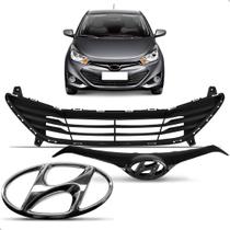 Kit Grade Com Friso Cromado + Emblema Gol G6 2013 A 2016