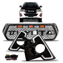 Kit grade hilux 2018 2019 2020 raptor led mais laterais