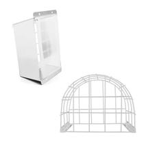 Kit Grade Interfone Com Grade Câmera Redonda Branca E Preto