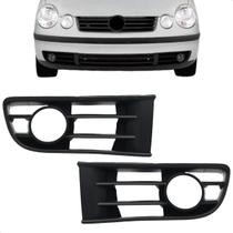 Kit Grade Moldura Farol De Milha Polo 2003 2004 2005 2006 C/furo Kit Grade Moldura Farol De Milha Polo 2003 2004 2005 2006 C/furo