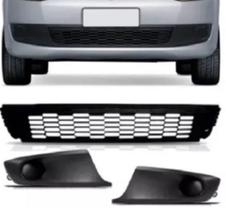 Kit Grade Moldura Milha Parachoque Dianteiro Fox 2010 A 2014